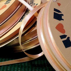 2/Home Sweet Home 1/4" Soft Peach Ribbon